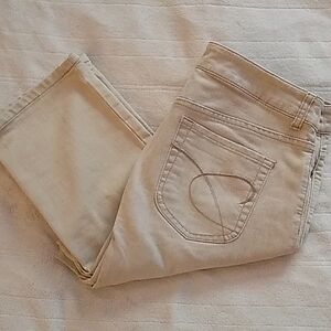 Chico's Platinum Tan Jeans